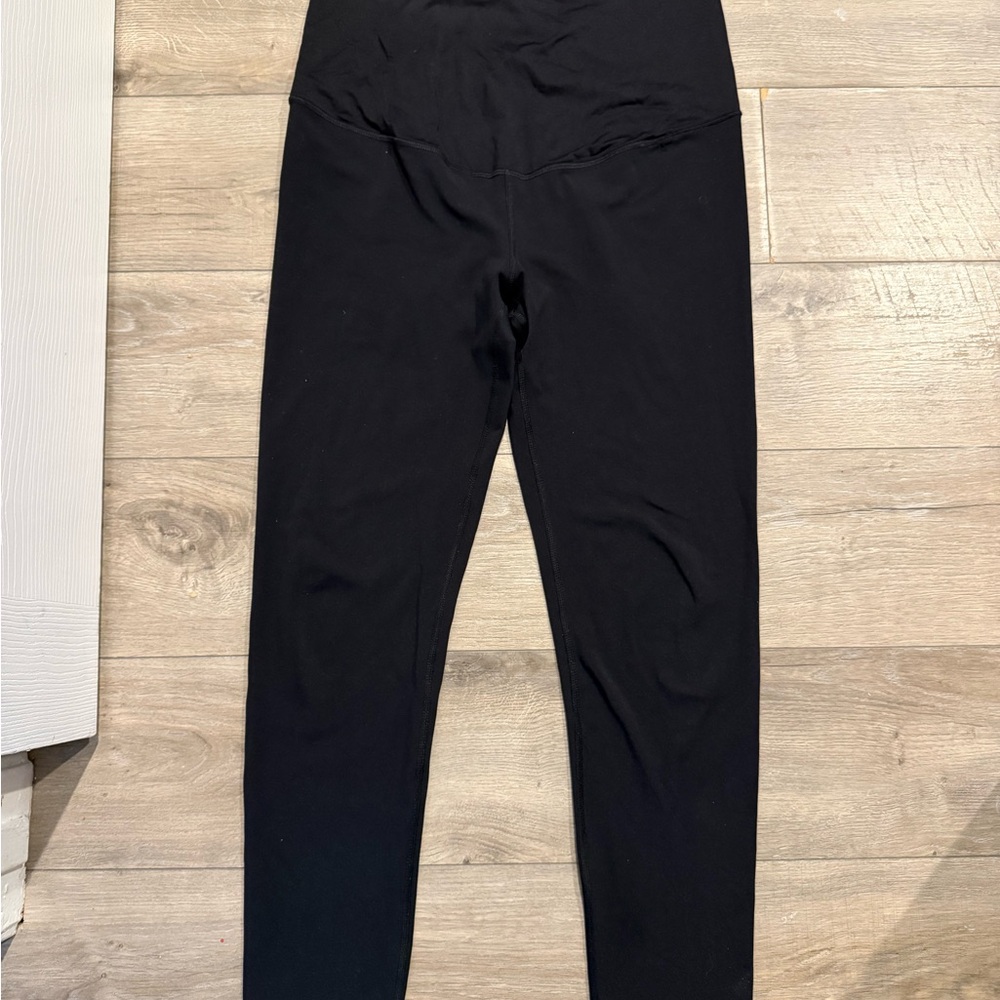 2 for 1: High-Rise Black Maternity Women's Leggings